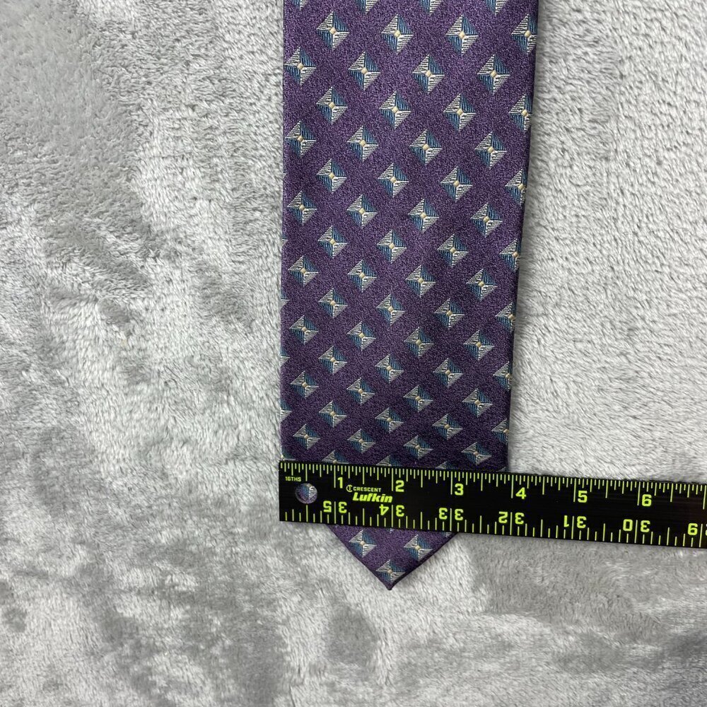 Andrew Fezza Men's Classic 100% Silk Neck Tie - Picture 3 of 6